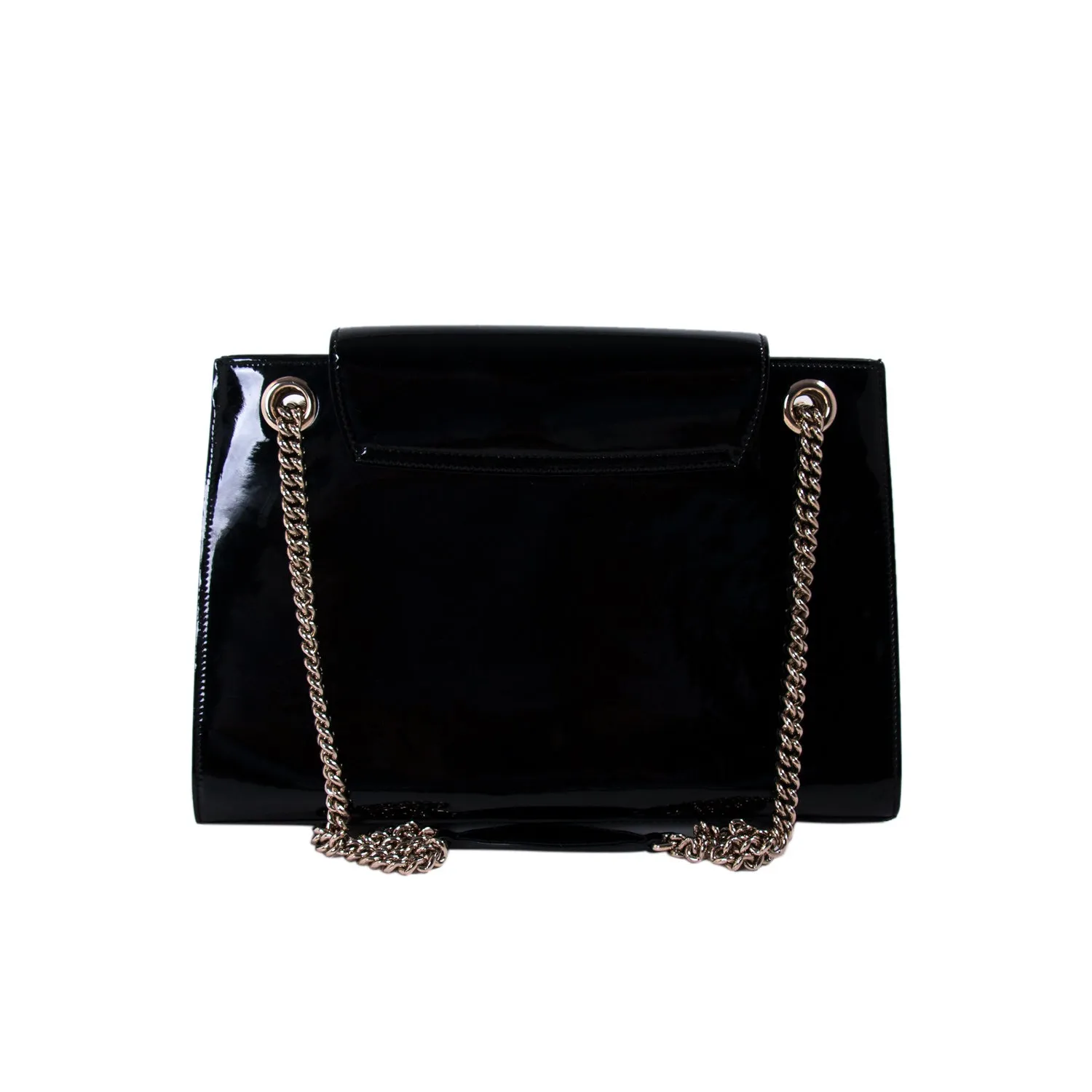 Gucci Emily Large Patent Leather Shoulder Bag