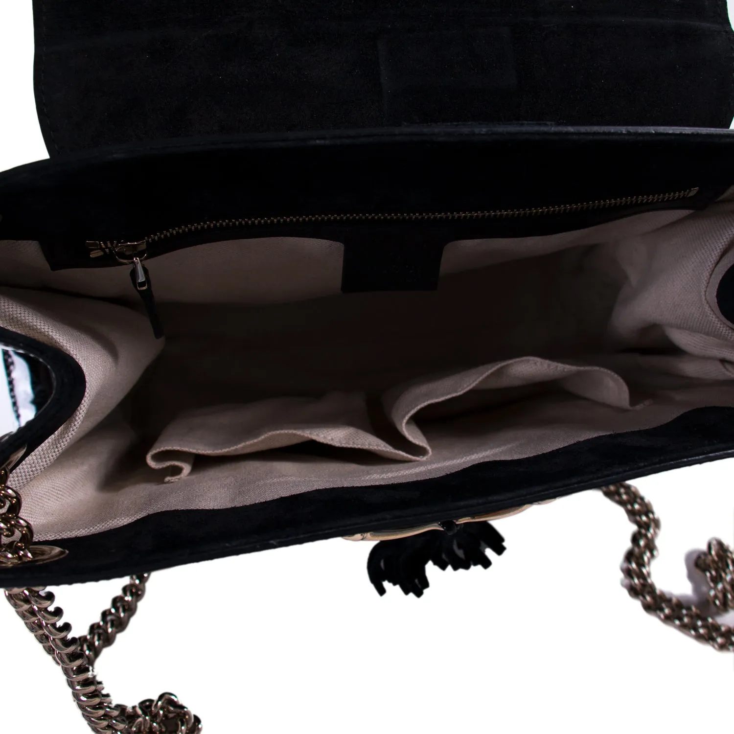 Gucci Emily Large Patent Leather Shoulder Bag