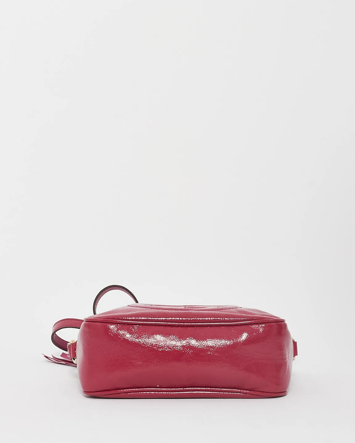 Gucci Fuchsia Pink Patent Leather Soho Disco Bag