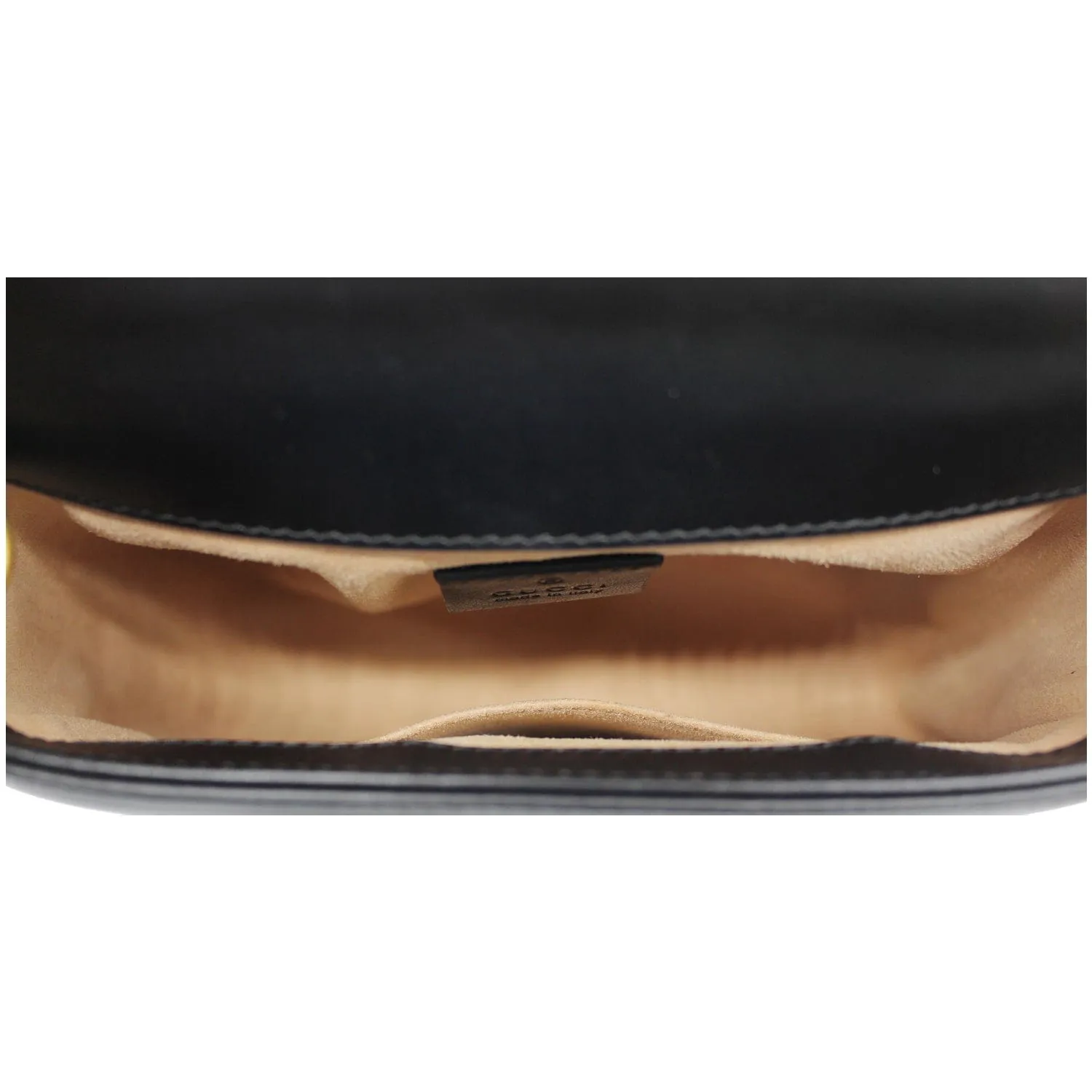 GUCCI GG Marmont Mini Leather Top Handle Shoulder Bag Black 547260