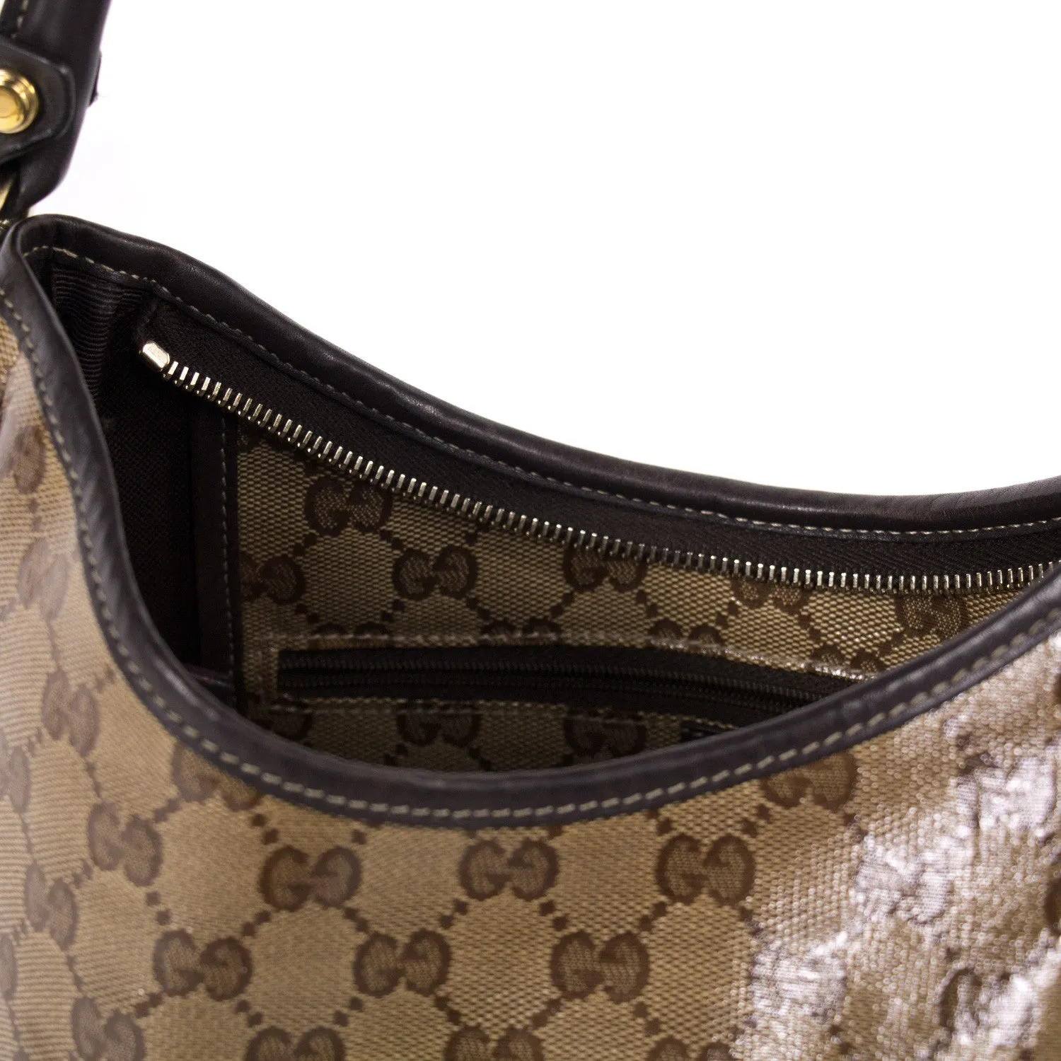 Gucci GG Patent Hobo