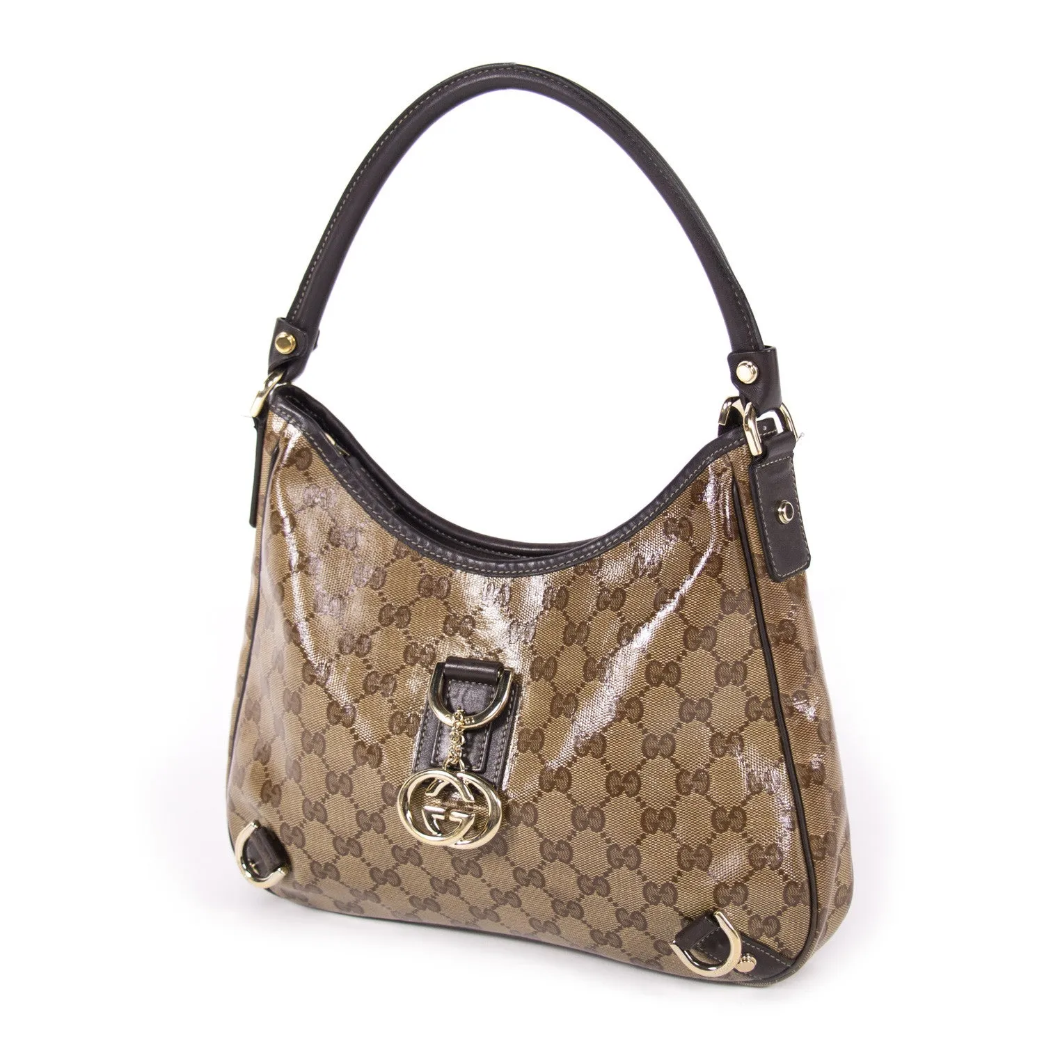 Gucci GG Patent Hobo
