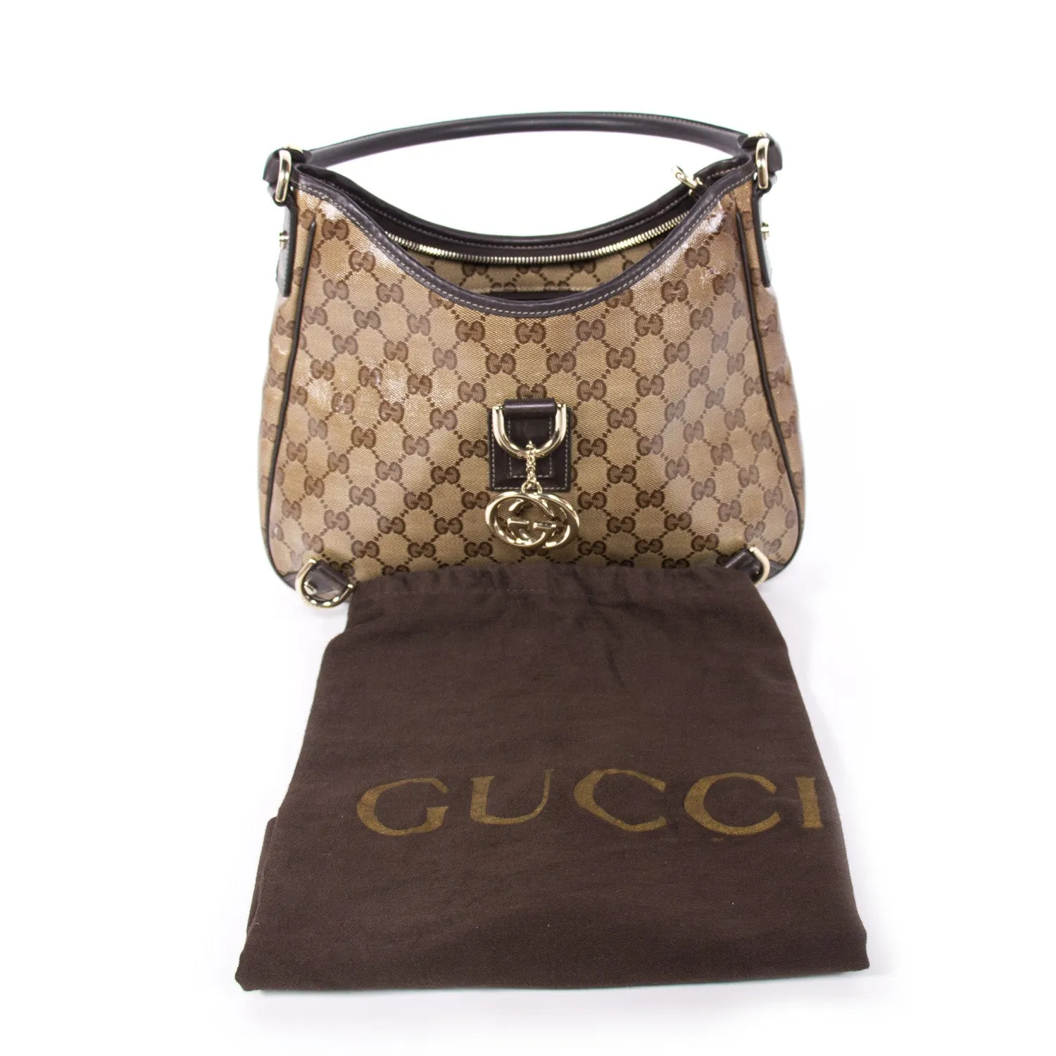 Gucci GG Patent Hobo