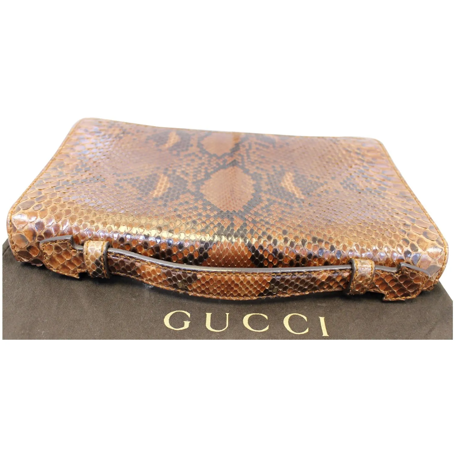 GUCCI Lady Lock Python Small Top Handle Satchel Bag 331823 - Last Call