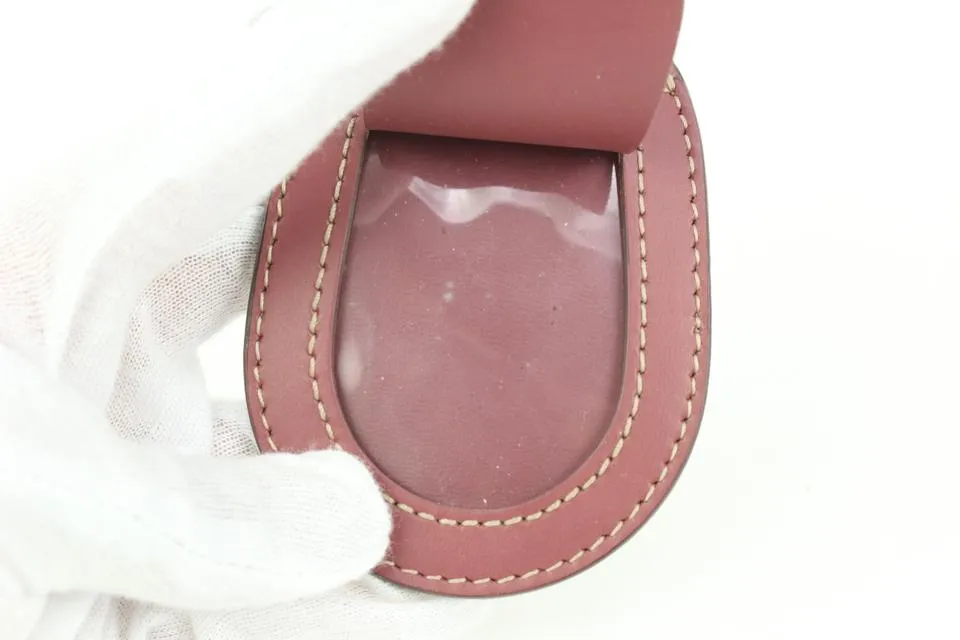 Gucci Mauve Clochette Luggage Tag from Reversible Supreme GG Tote 44g85