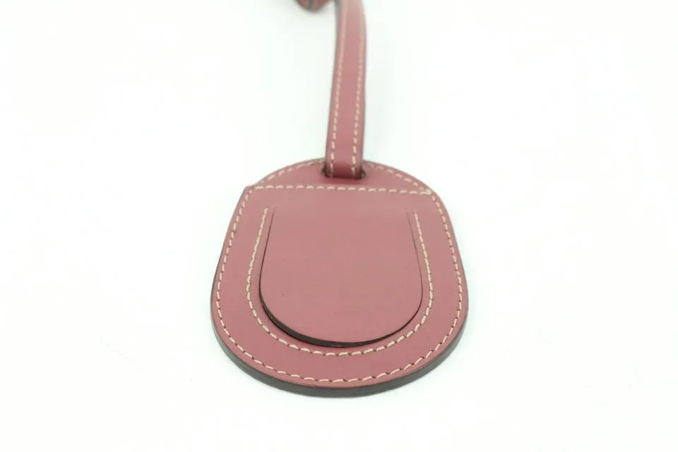 Gucci Mauve Clochette Luggage Tag from Reversible Supreme GG Tote 44g85