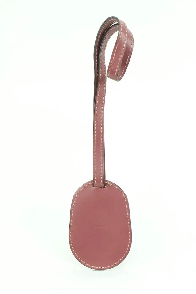 Gucci Mauve Clochette Luggage Tag from Reversible Supreme GG Tote 44g85