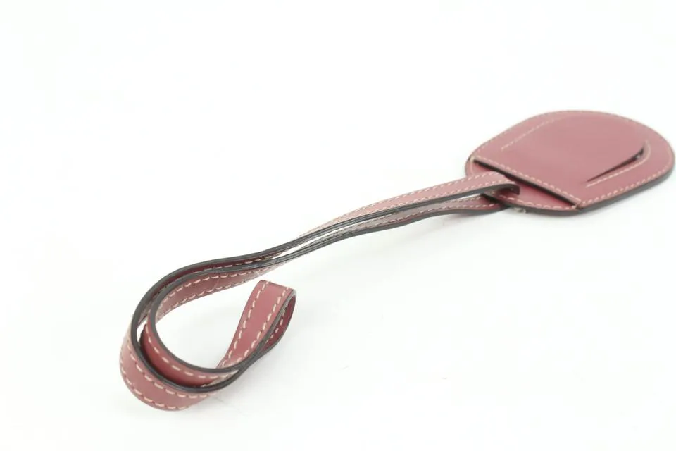 Gucci Mauve Clochette Luggage Tag from Reversible Supreme GG Tote 44g85
