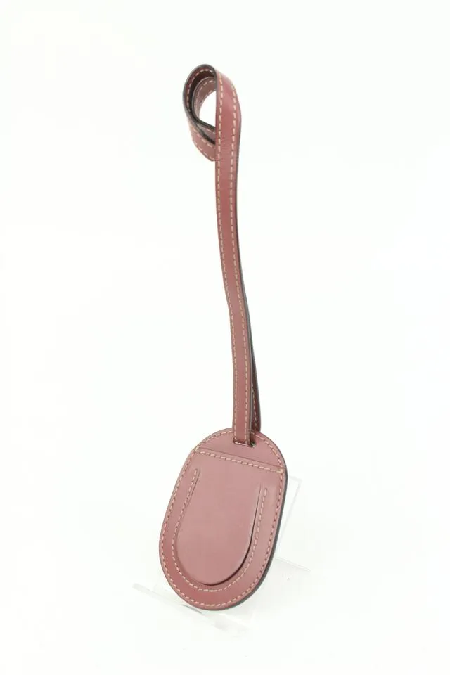 Gucci Mauve Clochette Luggage Tag from Reversible Supreme GG Tote  44gk86