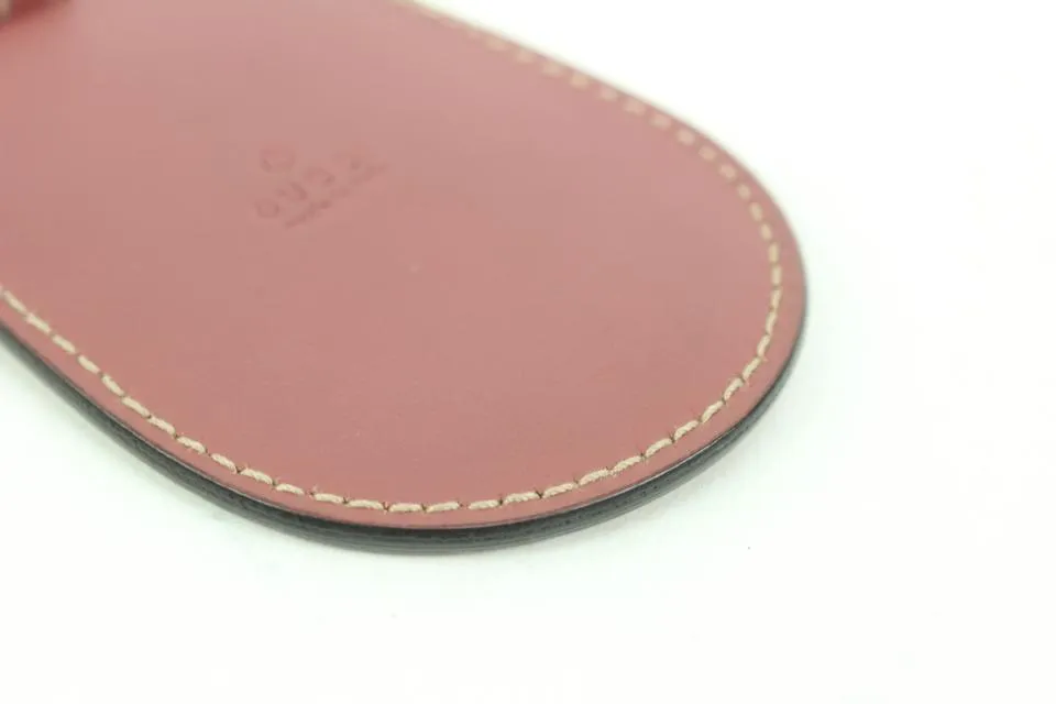 Gucci Mauve Clochette Luggage Tag from Reversible Supreme GG Tote  44gk86