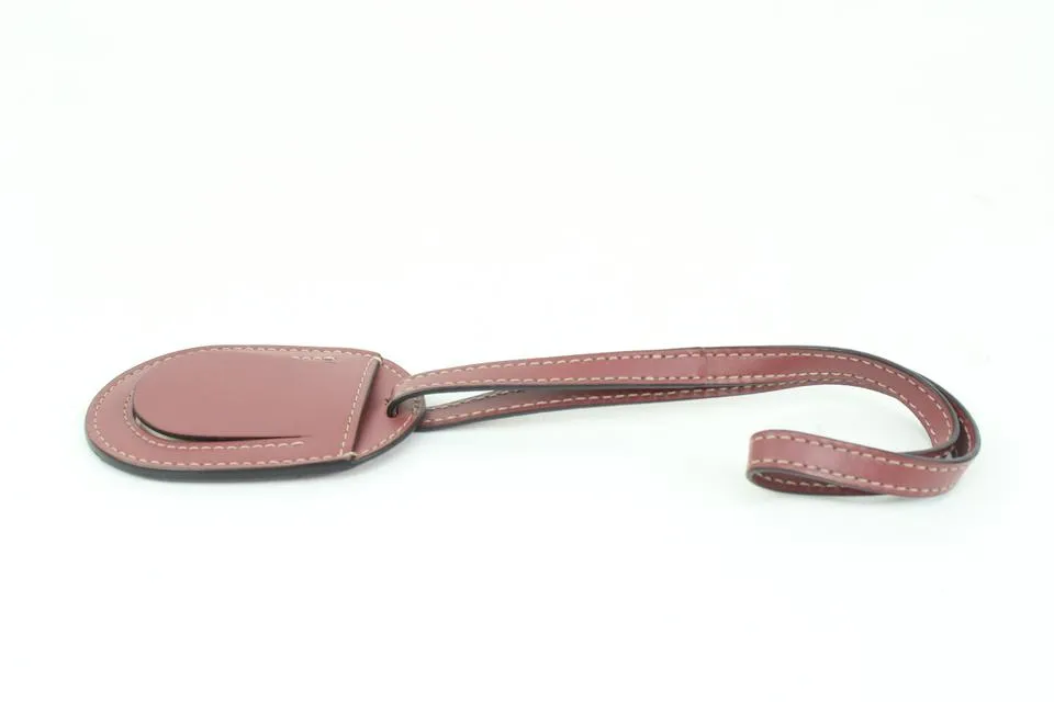 Gucci Mauve Clochette Luggage Tag from Reversible Supreme GG Tote s330g21