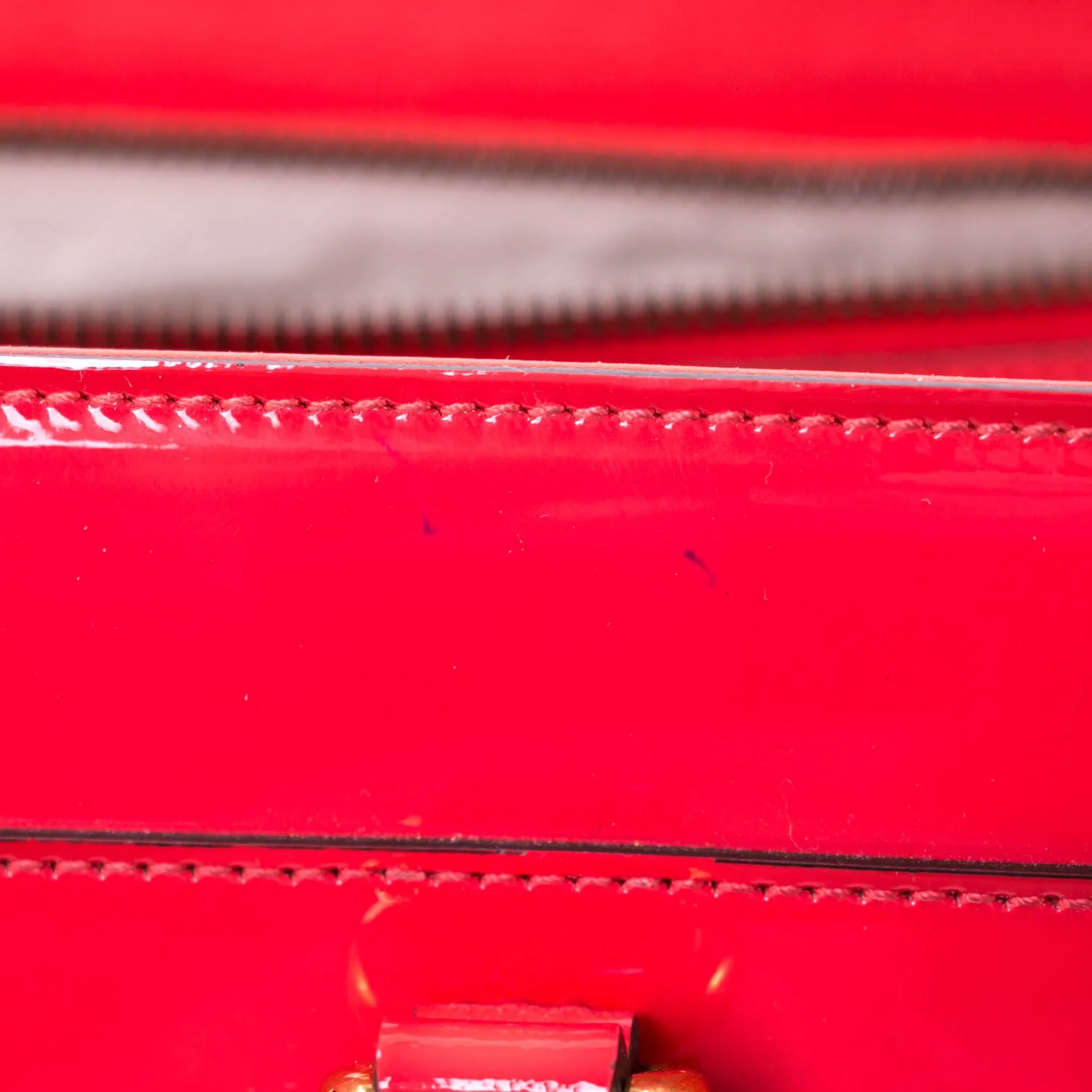 Gucci Patent Bright Bit Shoulder Bag