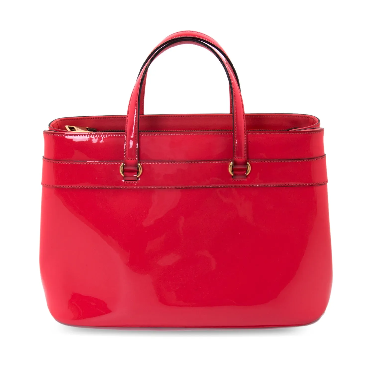 Gucci Patent Bright Bit Shoulder Bag