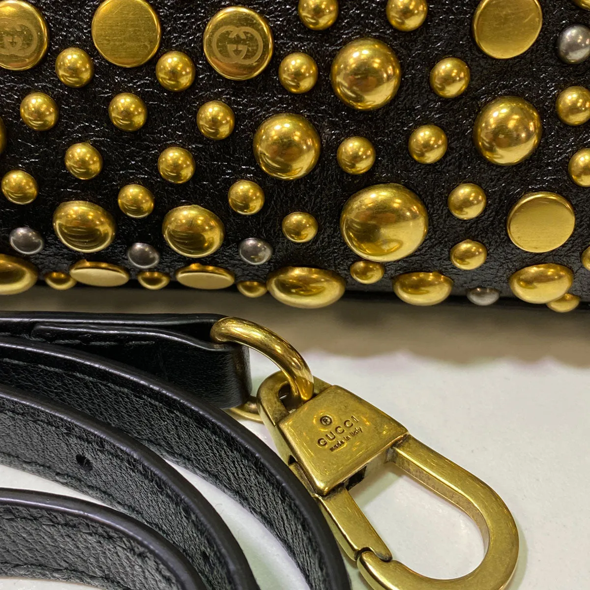 Gucci Re(Belle) Studded Crossbody Bag