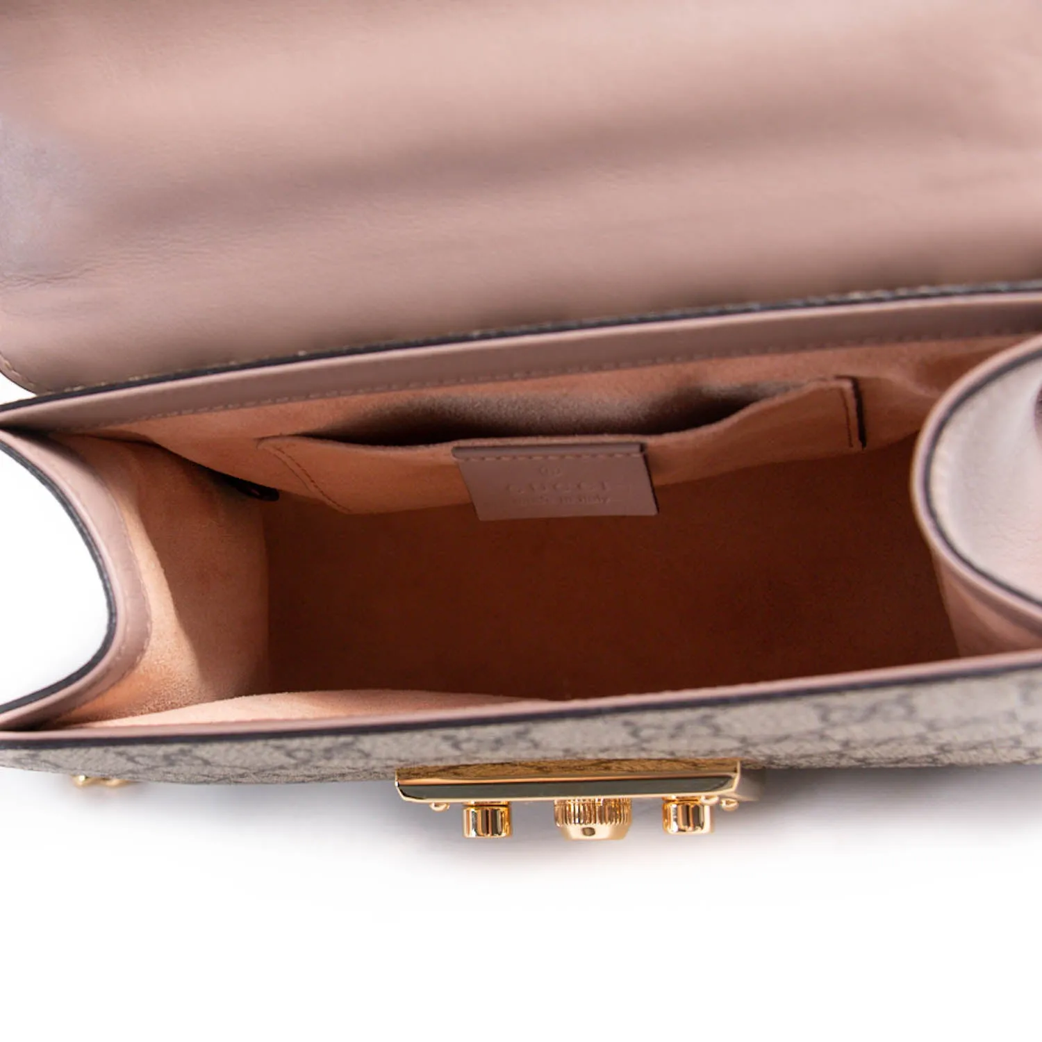 Gucci Studded Padlock Shoulder Bag