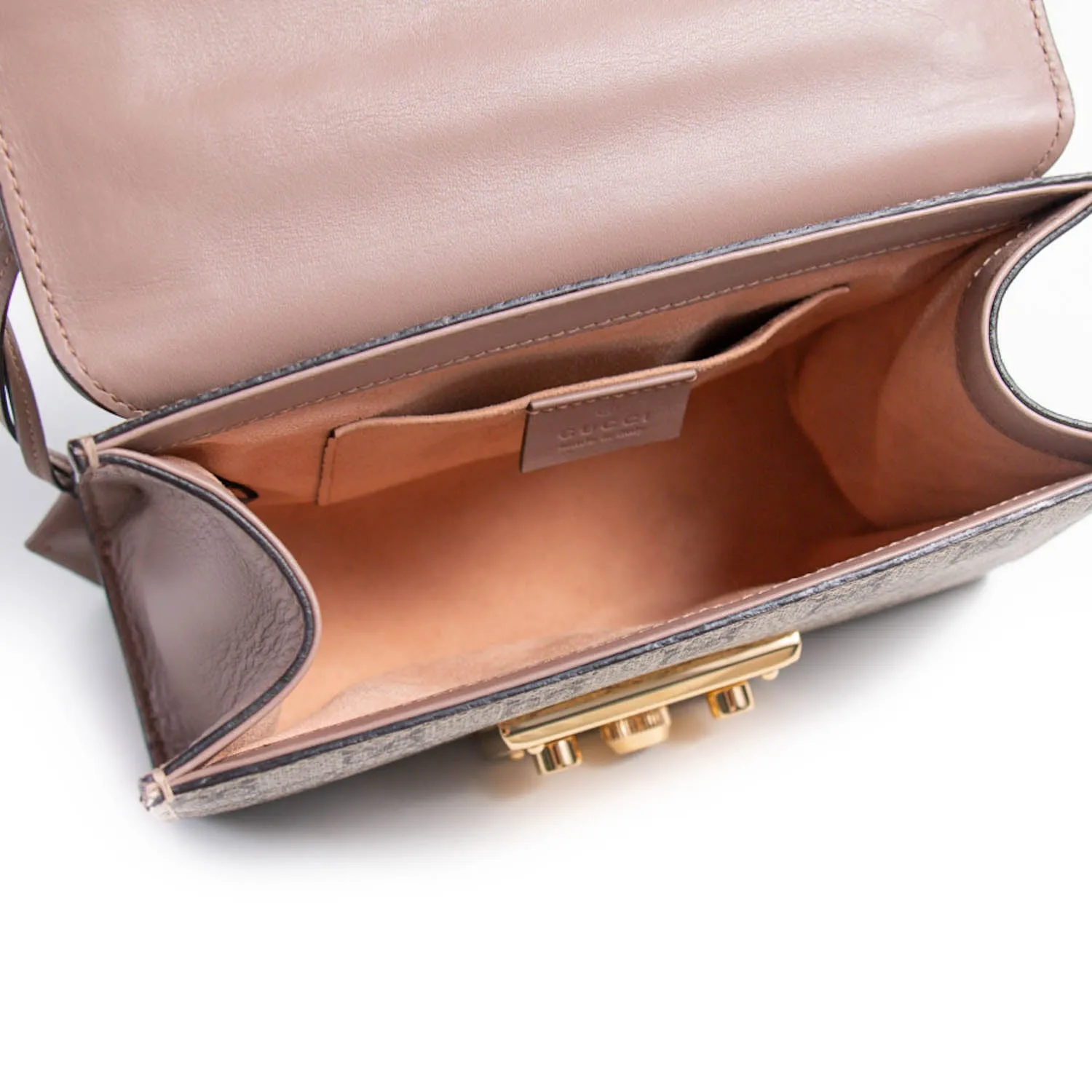 Gucci Studded Padlock Shoulder Bag