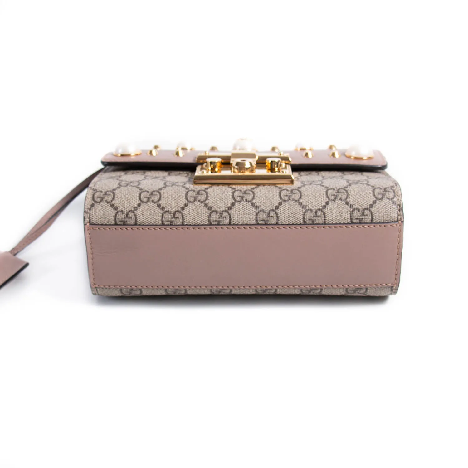 Gucci Studded Padlock Shoulder Bag