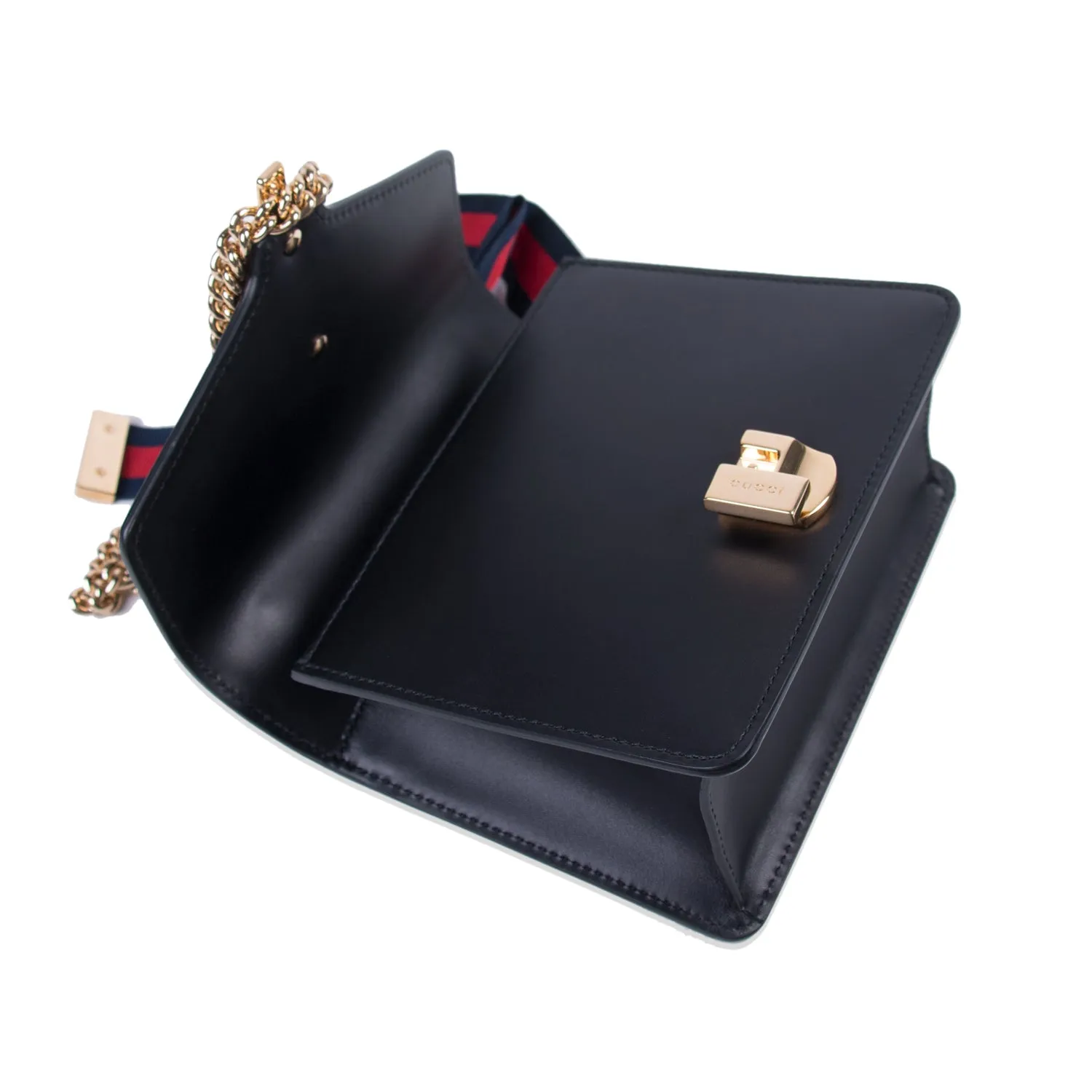 Gucci Sylvie Leather Mini Chain Bag