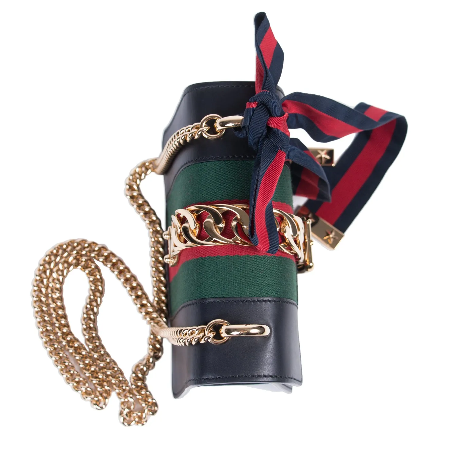 Gucci Sylvie Leather Mini Chain Bag