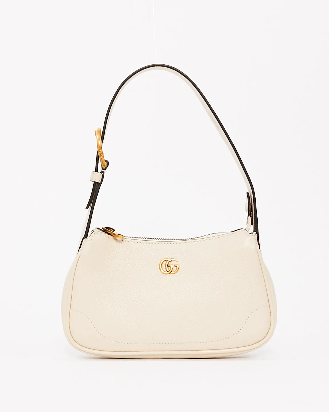 Gucci White Leather Aphrodite Mini Shoulder Bag