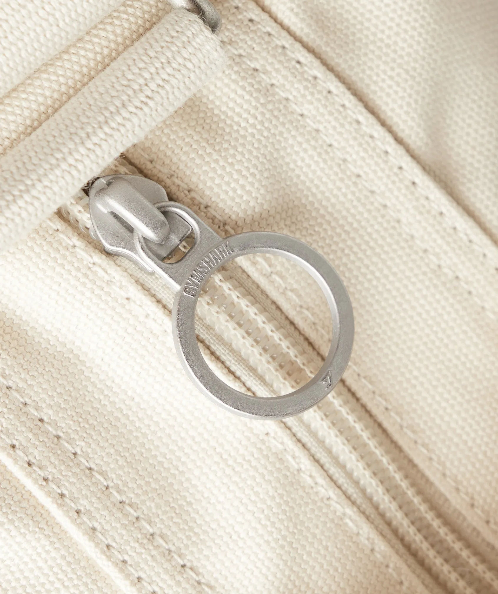 Gymshark Power Holdall Small - Ecru White/Vanilla Beige
