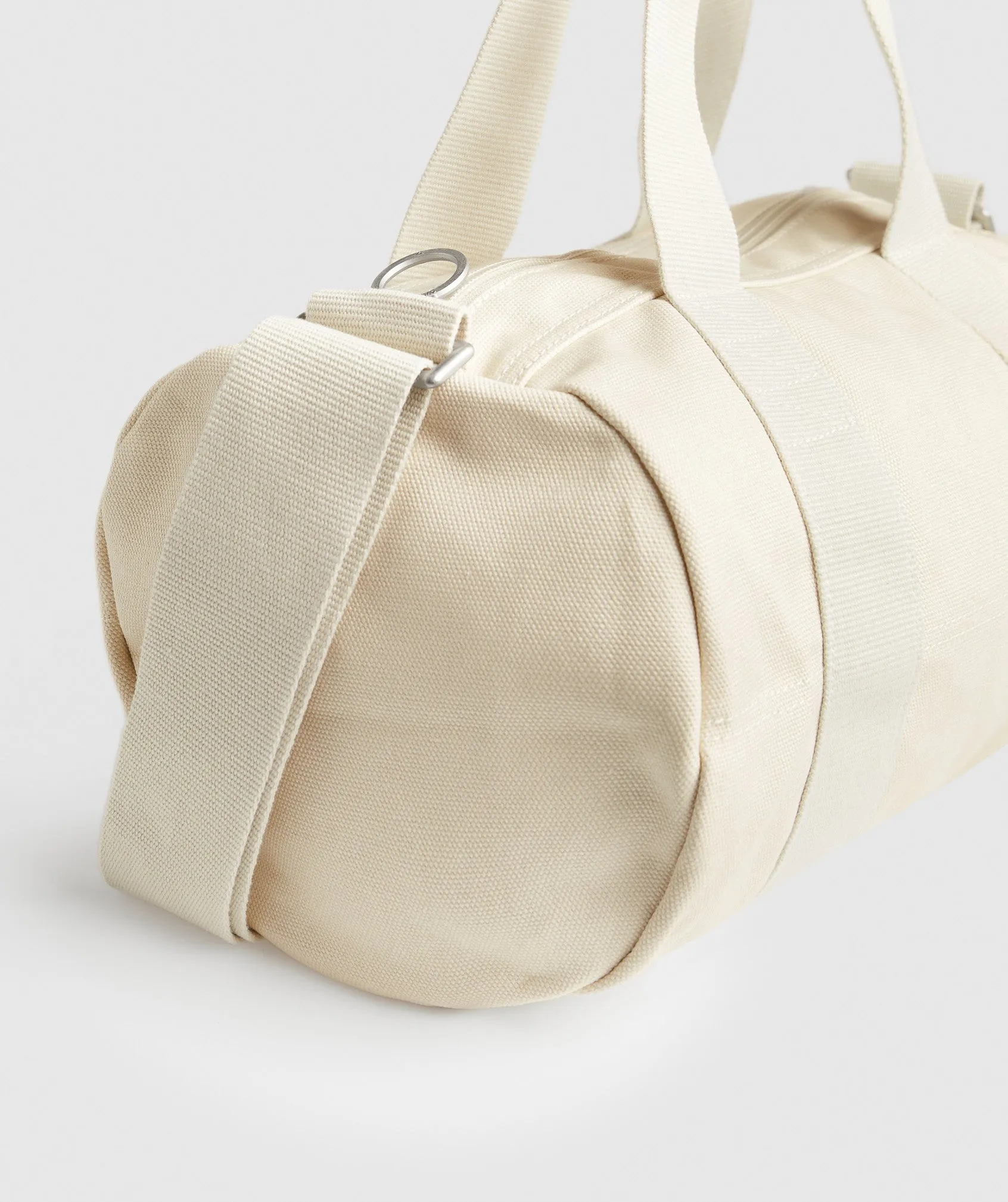 Gymshark Power Holdall Small - Ecru White/Vanilla Beige
