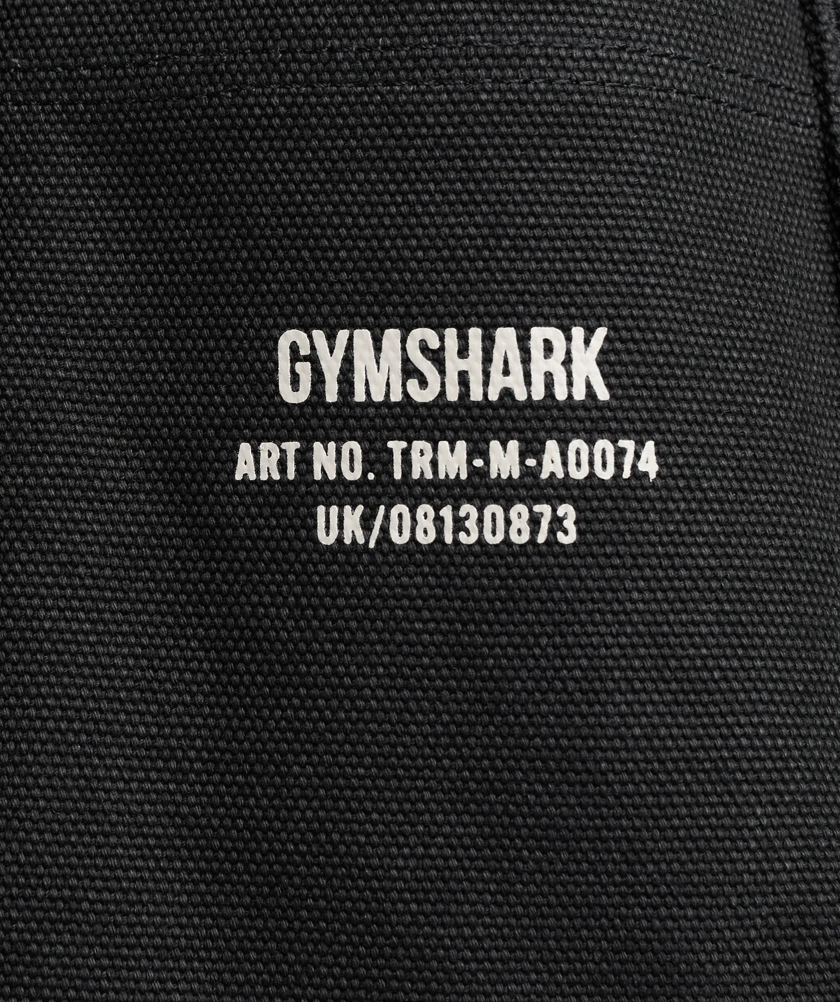 Gymshark Tactical Canvas Tote Bag - Black