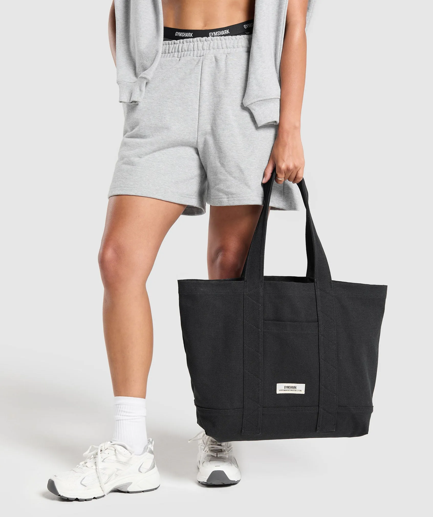 Gymshark Tactical Canvas Tote Bag - Black