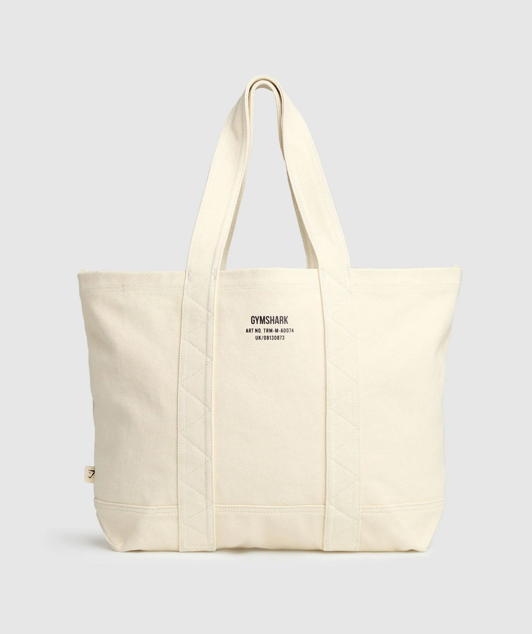 Gymshark Tactical Canvas Tote Bag - Ecru White