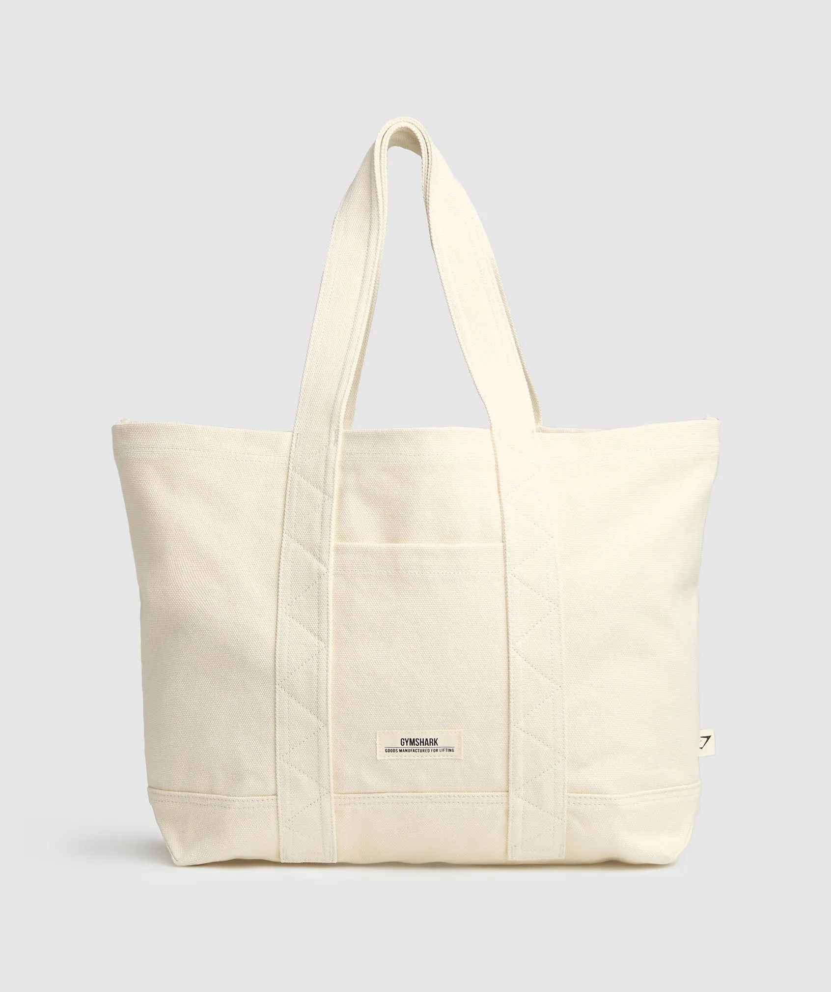 Gymshark Tactical Canvas Tote Bag - Ecru White