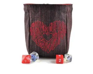 Heart dice bag