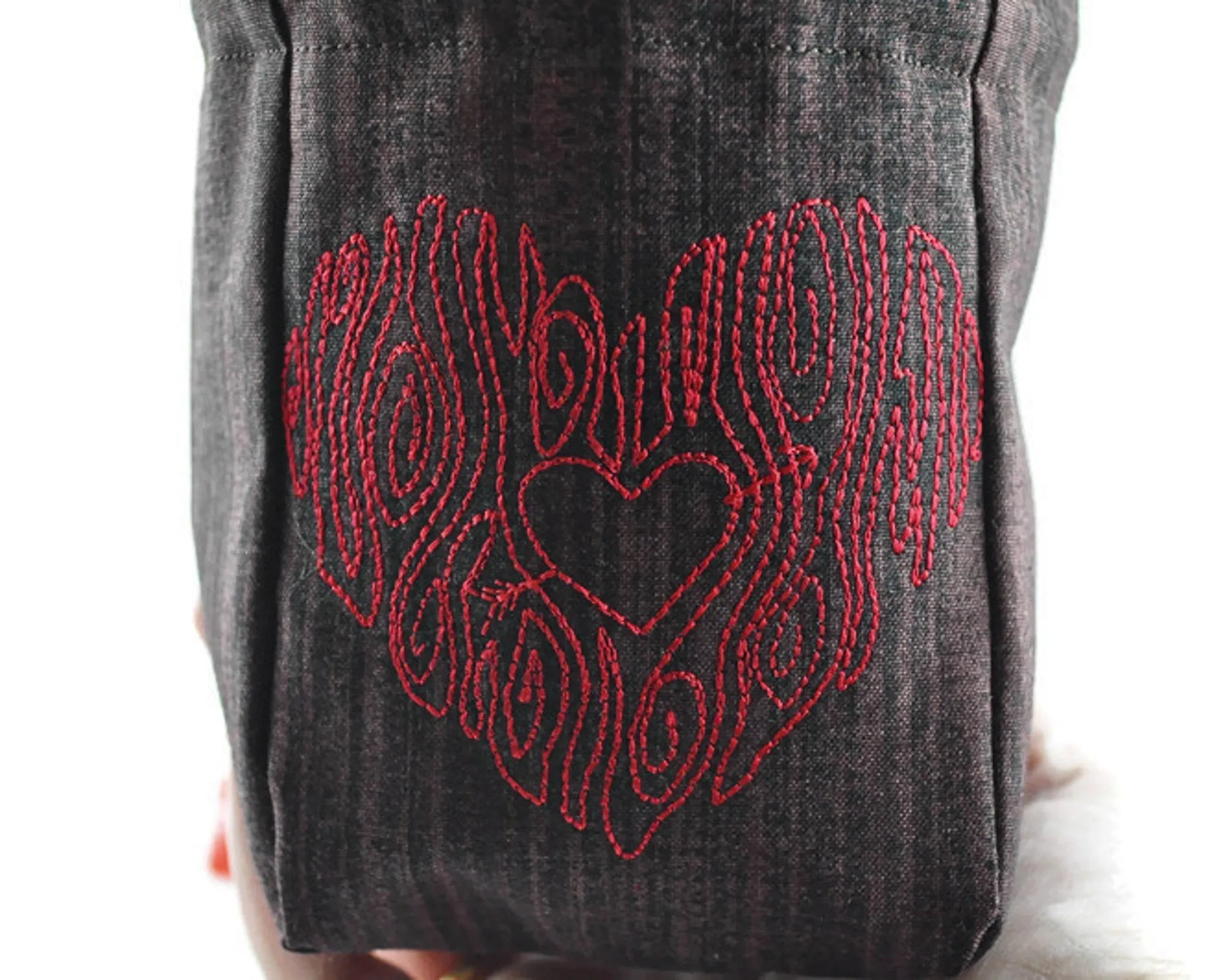 Heart dice bag