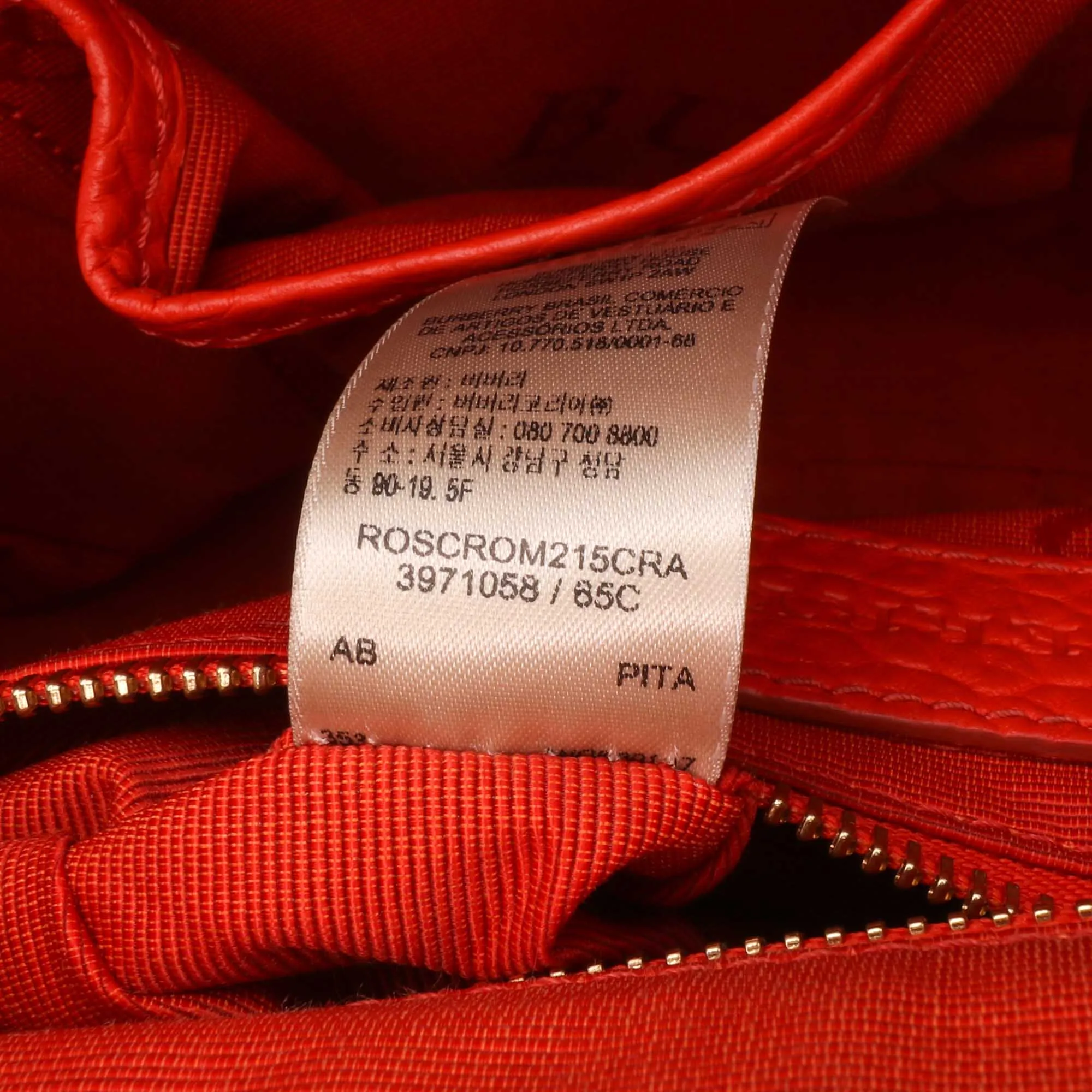 Heritage Grain Check Embossed Orchard Bowling Bag