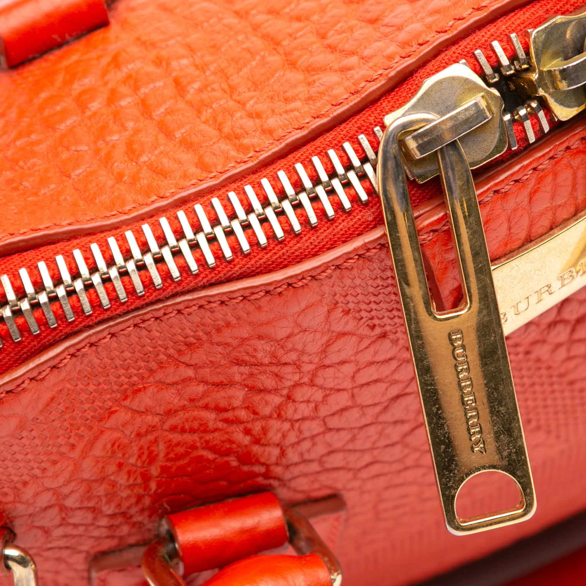 Heritage Grain Check Embossed Orchard Bowling Bag