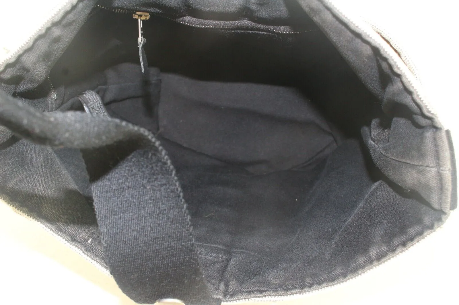Hermes Grey Toile Saxo PM Bucket 7HER112K