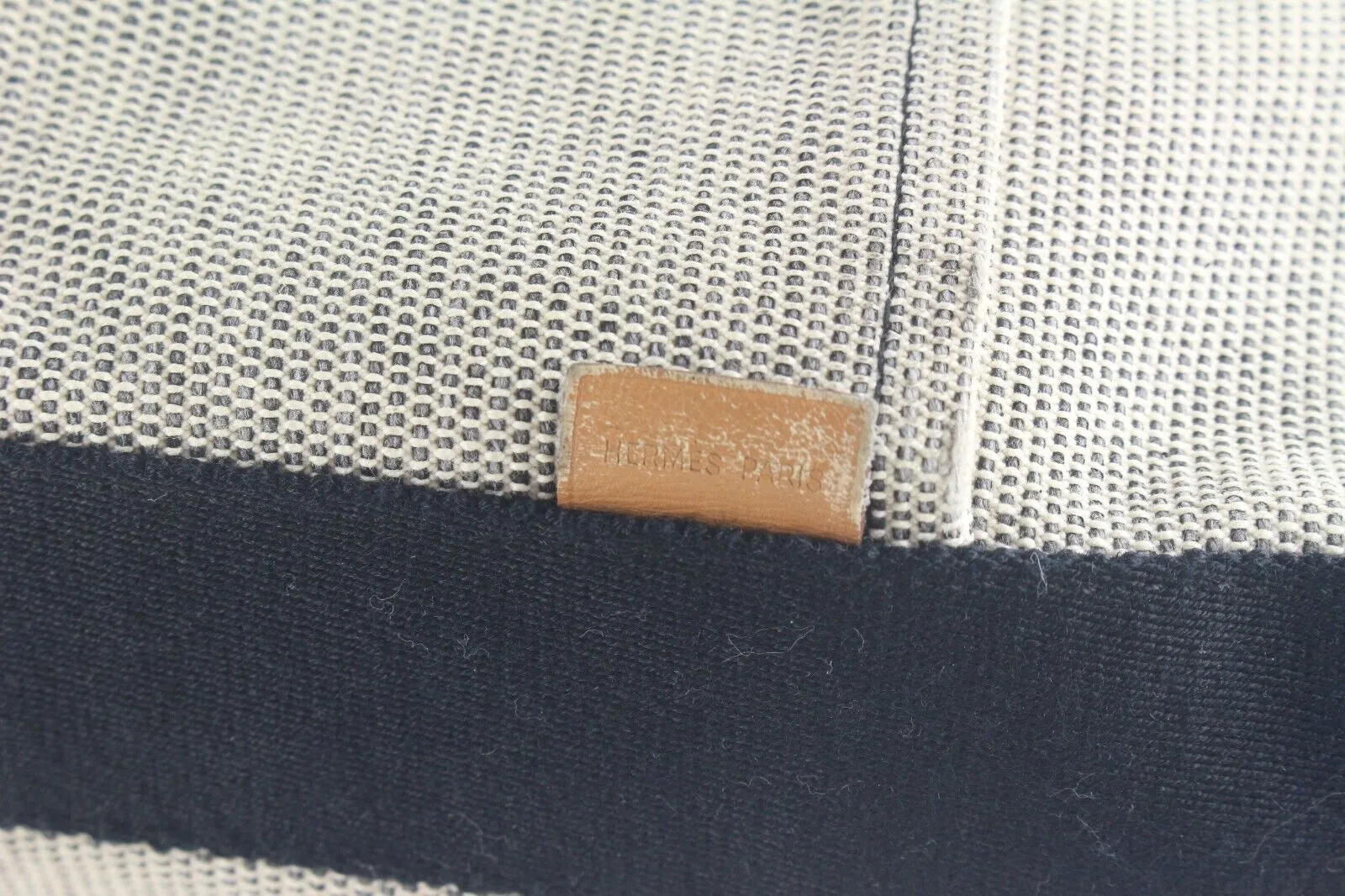 Hermes Grey Toile Saxo PM Bucket 7HER112K