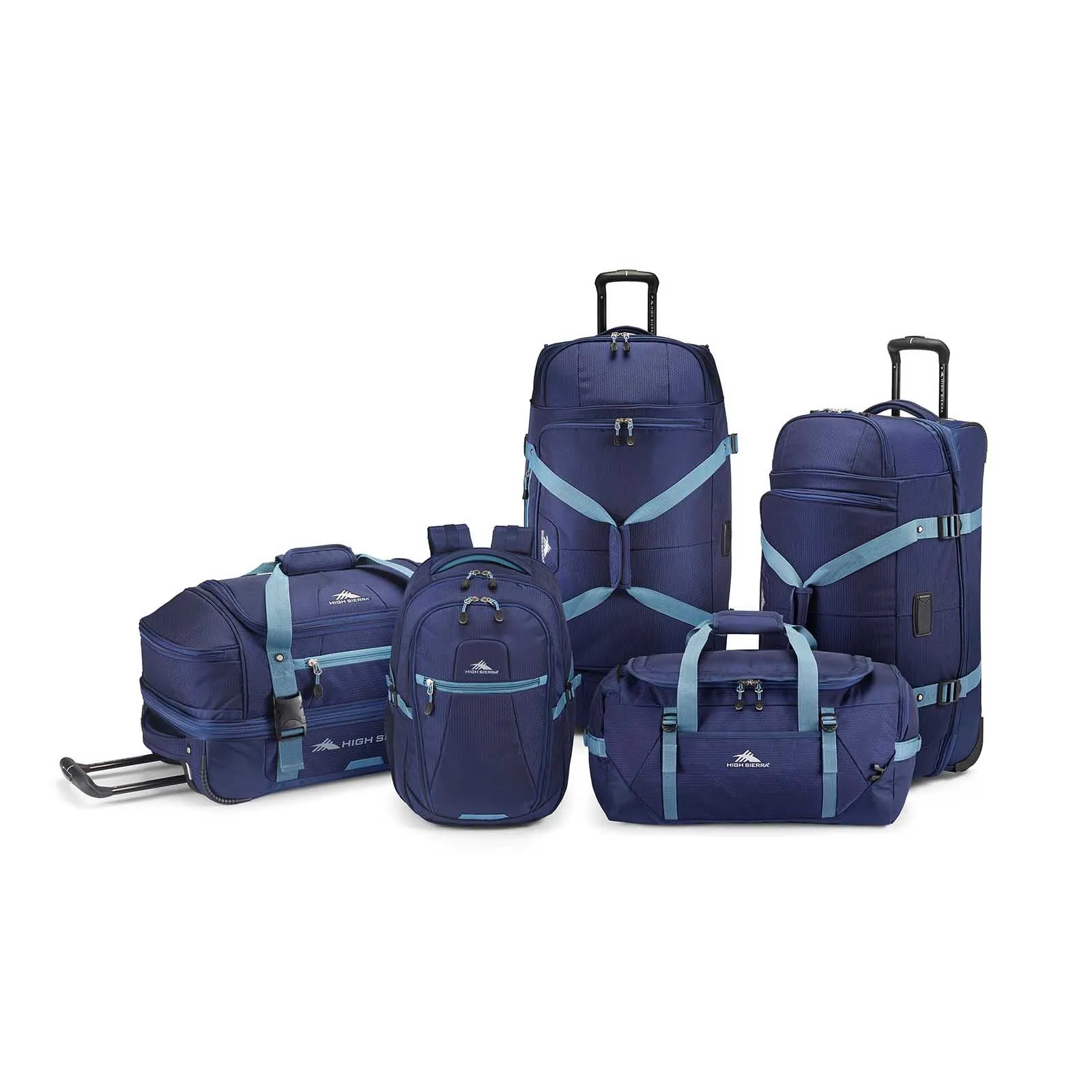 High Sierra Fairlead 71cm Wheeled Duffel Navy