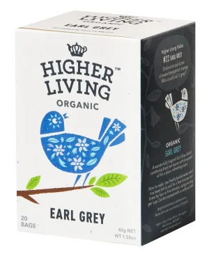 Higher Living | Organic Earl Grey | 20 Bags