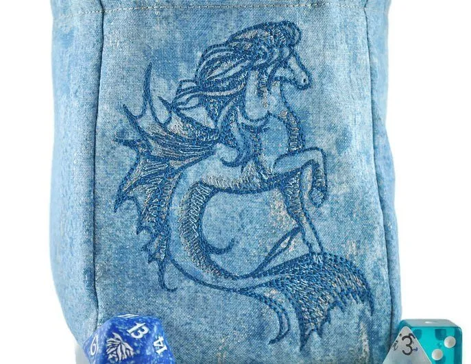 Hippocampus dice bag