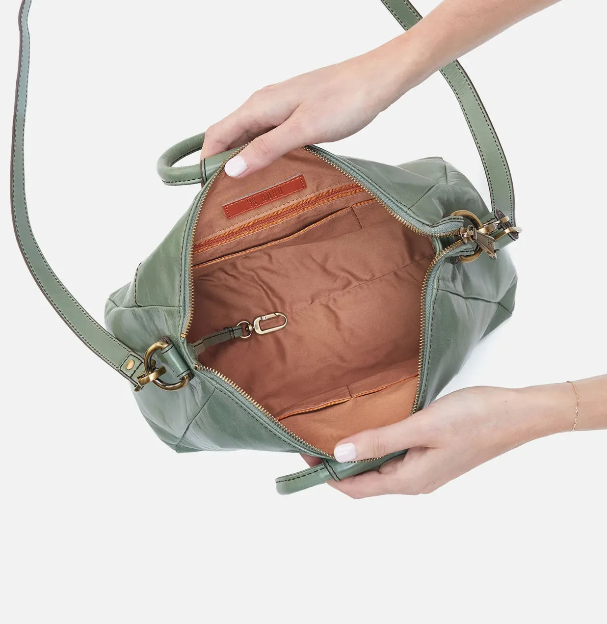 Hobo SHEILA Medium Satchel - Jade