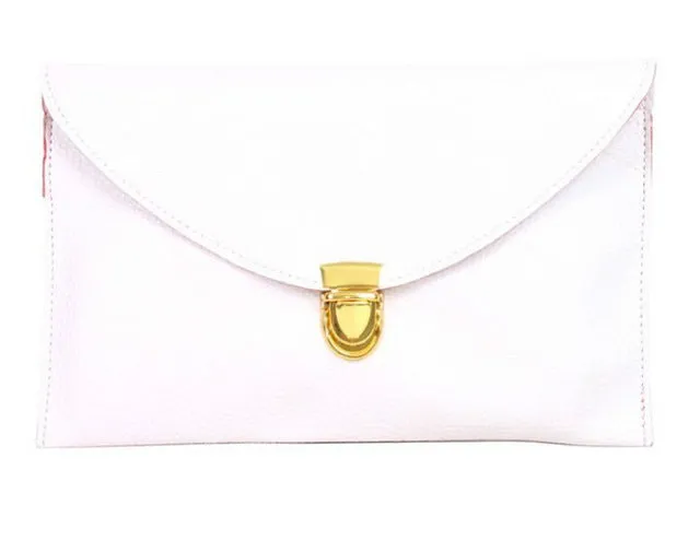 Hot Sale Fashion Women's Solid Clutch Bag Leather women envelope bag Messenger Bags Evening bags Female Clutches Handbag