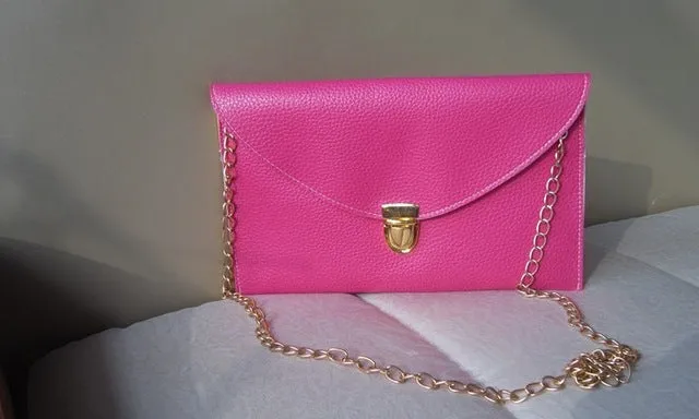 Hot Sale Fashion Women's Solid Clutch Bag Leather women envelope bag Messenger Bags Evening bags Female Clutches Handbag