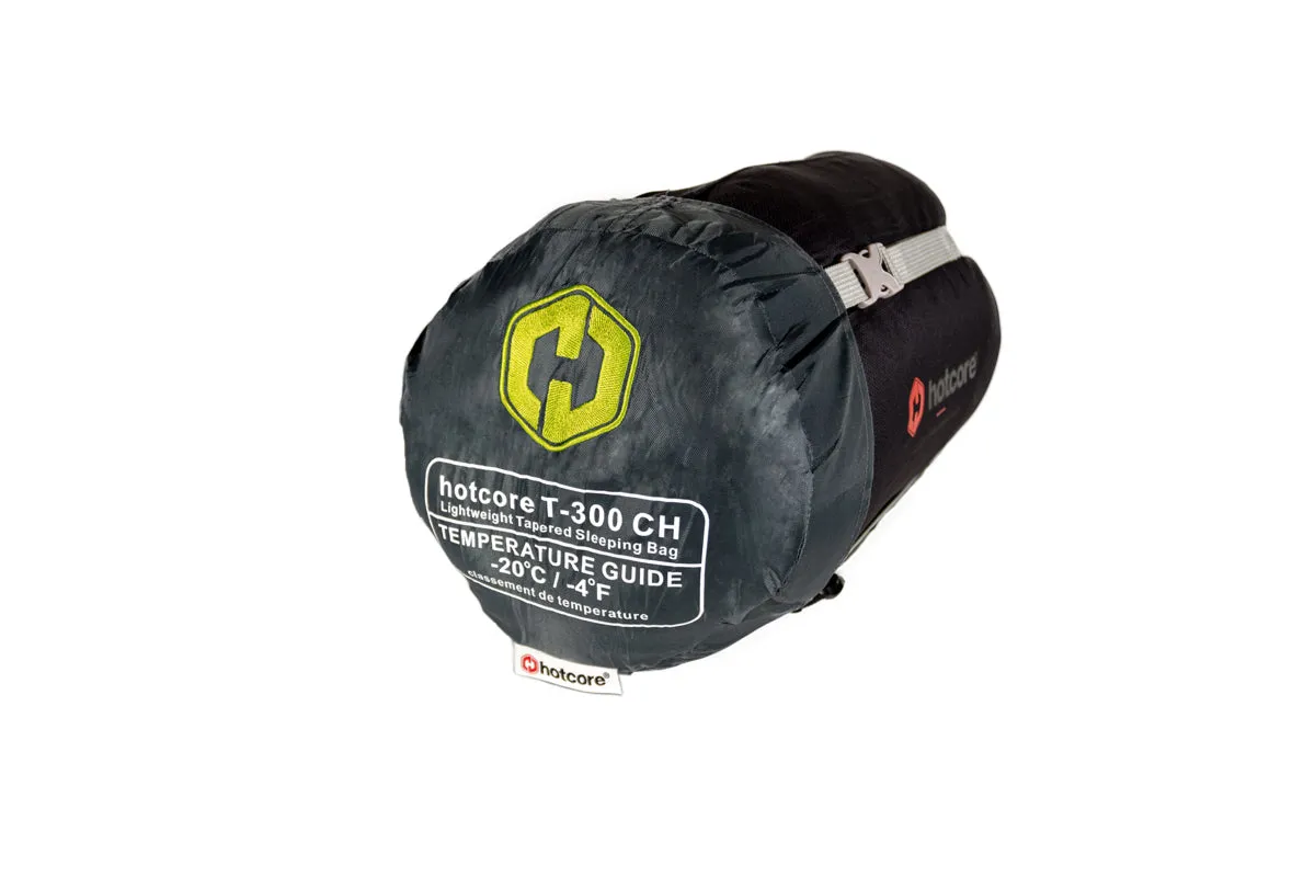 Hotcore T-300 Winter Sleeping Bag -20°C (-4°F) - Tapered with Hood