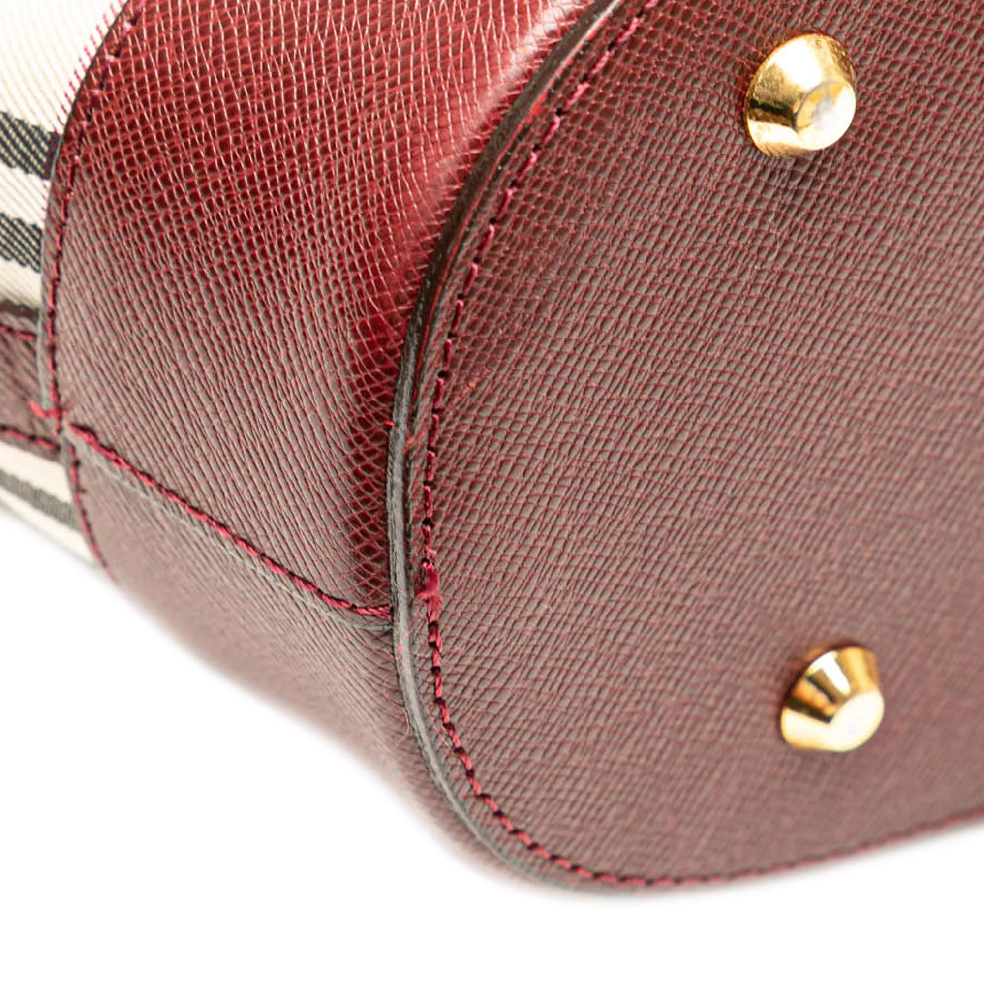 House Check Canvas Shoulder Bag