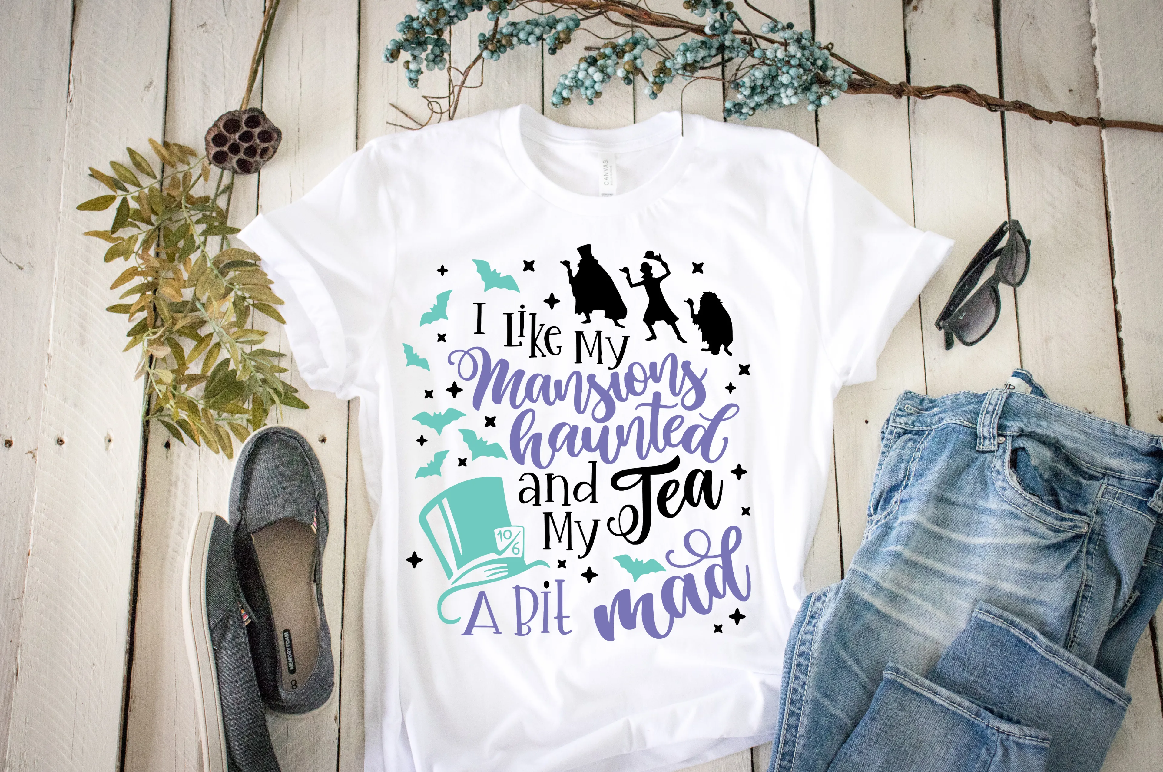I like my mansions haunted and my tea mad