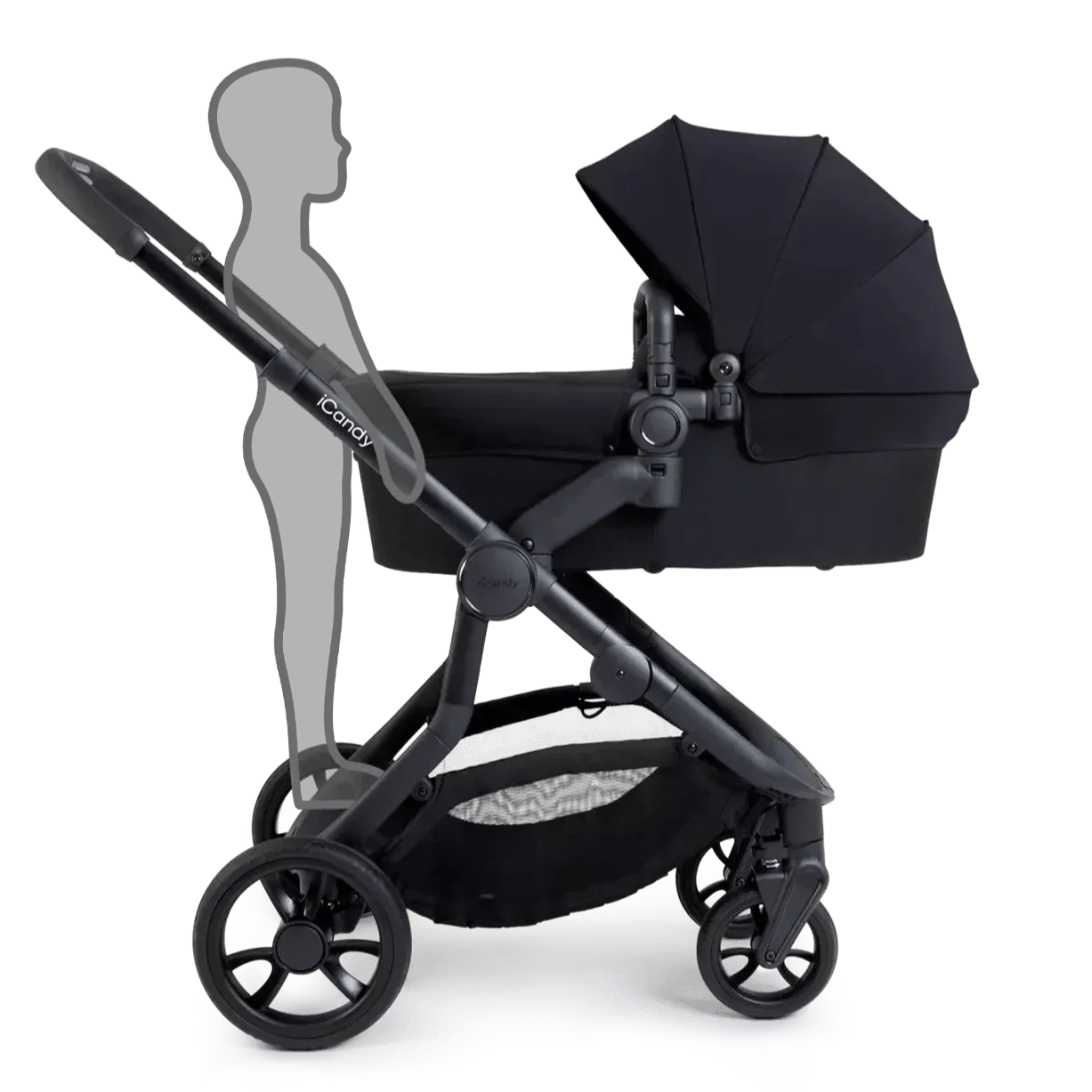 iCandy Orange 4 Cabriofix i-Size and Base Travel System - Black