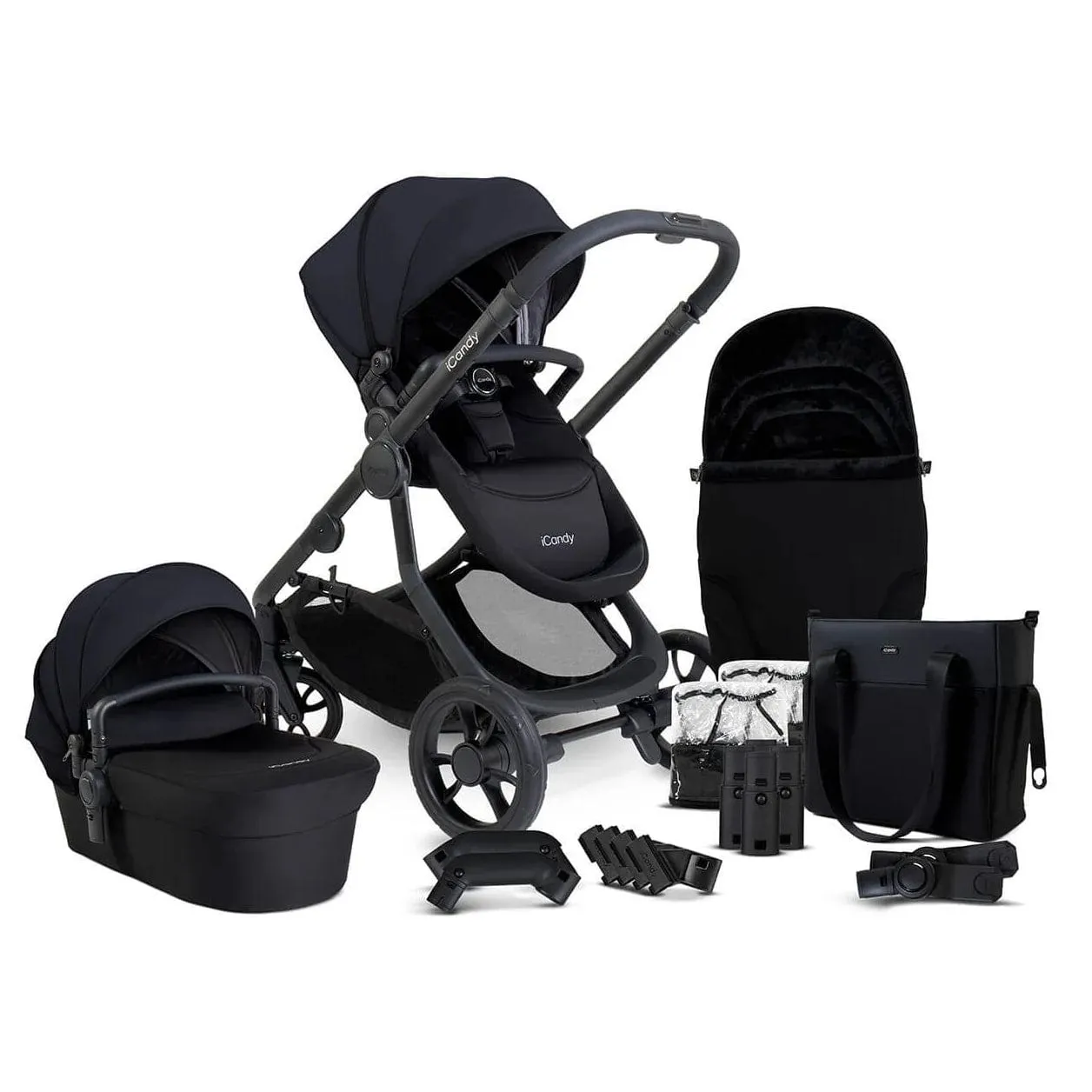 iCandy Orange 4 Cabriofix i-Size and Base Travel System - Black