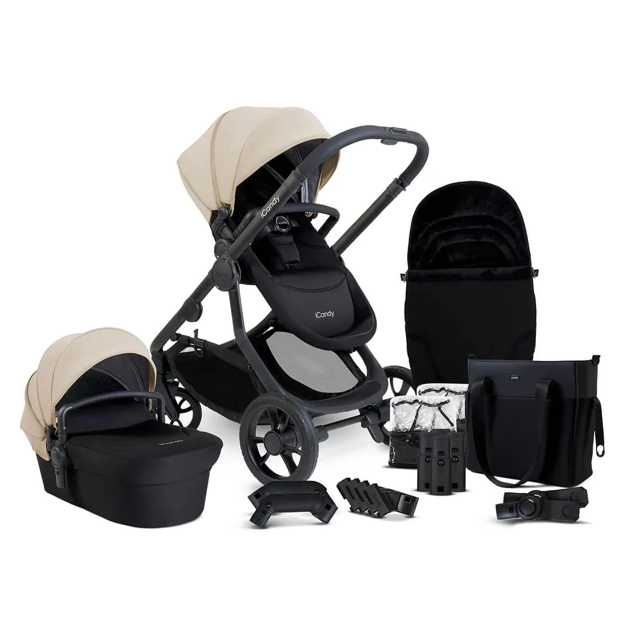 iCandy Orange 4 Cabriofix i-Size and Base Travel System - Latte