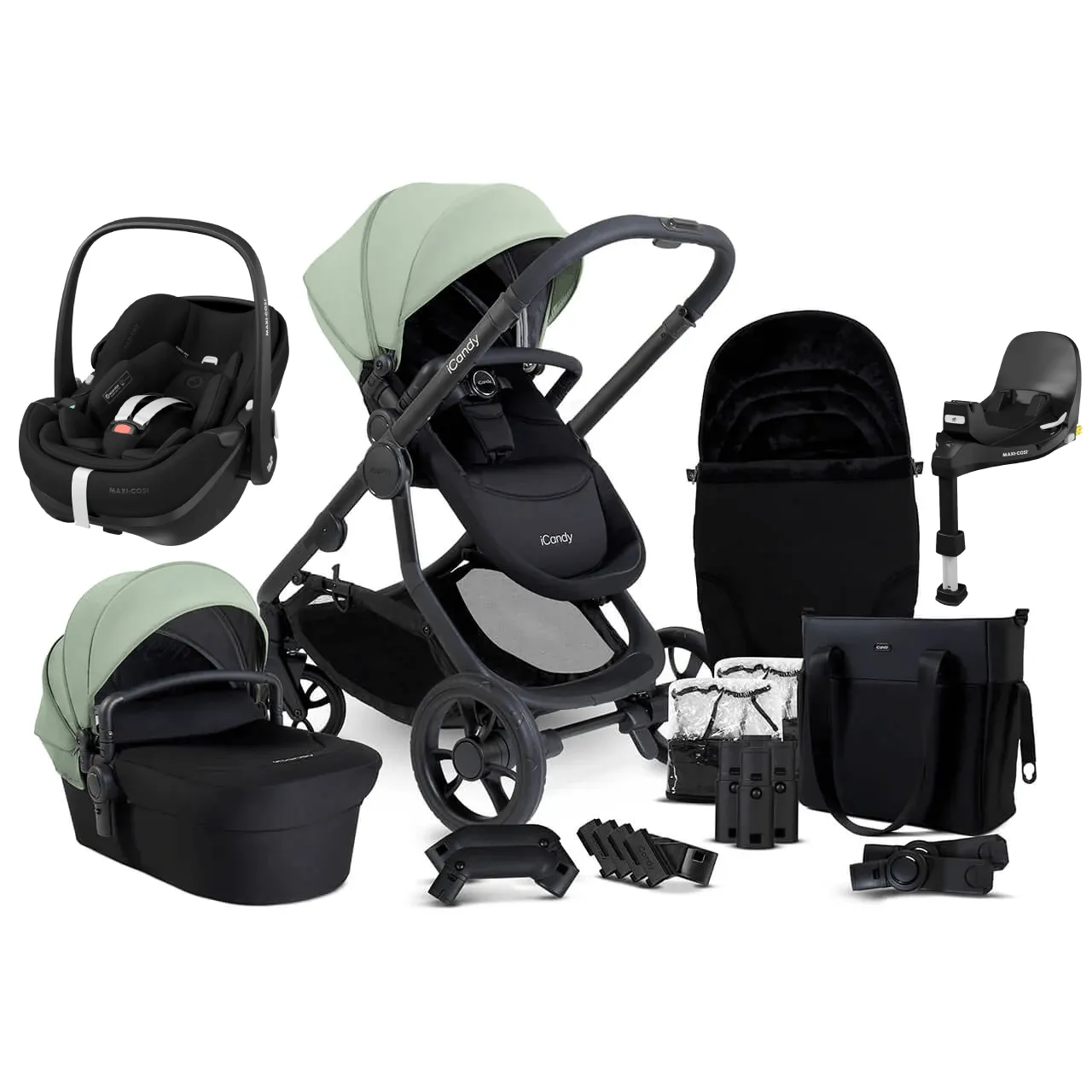 iCandy Orange 4 Pebble 360 PRO 2 Travel System - Pistachio