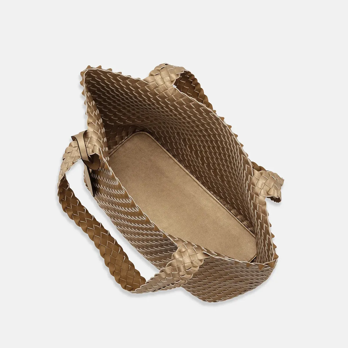 Ilse Jacobsen Woven Tote Bag Pumpkin-Copper
